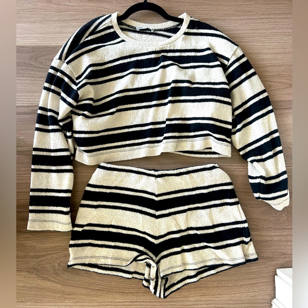 Matching Set - Terry/Crochet material
